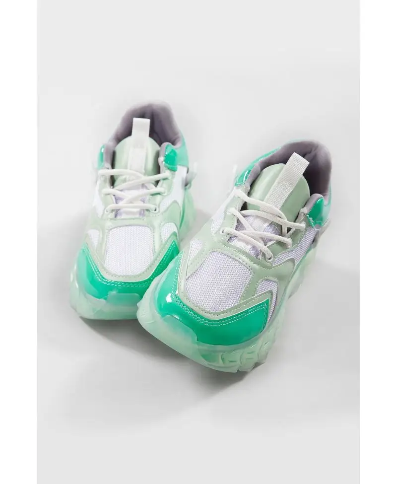 Yeşil Kadın Spor Ayakkabı Yeşil Kadın Spor Ayakkabı