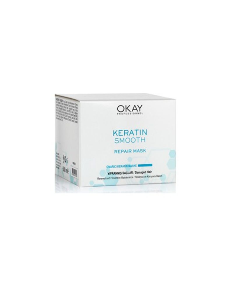 Okay Keratin Smooth Onarıcı Saç Maskesi 500 ml Okay Keratin Smooth Onarıcı Saç Maskesi 500 ml
