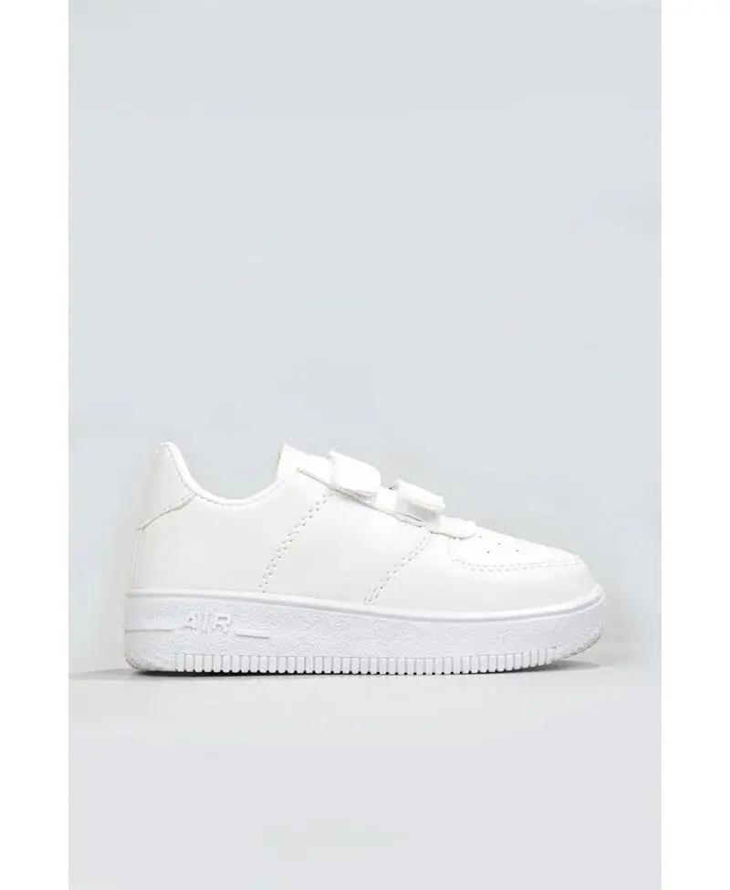 Rahat Nefes Alır Beyaz Beyaz Çocuk Spor Ayakkabı