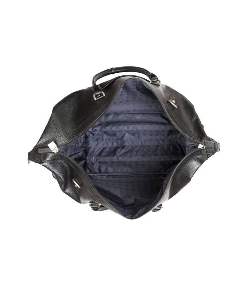 BROOKS BROTHERS Erkek Siyah Deri Valiz