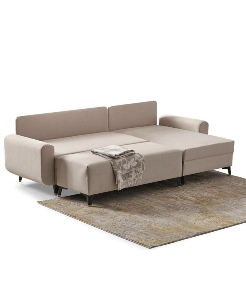 EVİANA Corner Flavia Köşe Takımı Puflu 